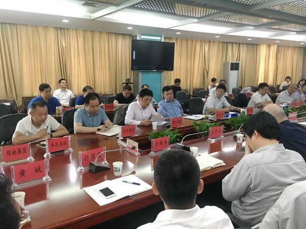 董事长刘先成应邀出席华建集团与新洲区政府战略合作座谈会