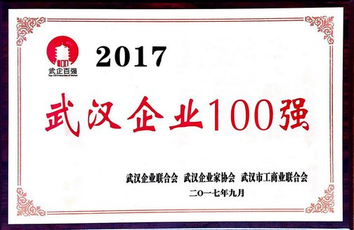 新八集团荣列2017武汉企业100强第18位