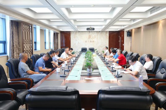 新洲区委常委、组织部长毛俊莅临新八集团调研指导工作